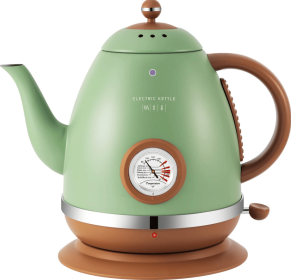 PSE303 1500W Electric kettle instrument type dial thermometer kettle electric kettle 1.5L gooseneck coffee teapot 360 degree rotating base separa (PSE303: PSE303b)